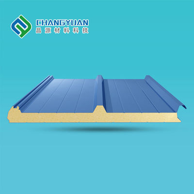 คุณภาพ  Energy Savings PU Sandwich Roof Panel Sandwich Panel Polyurethane 200mm โรงงาน