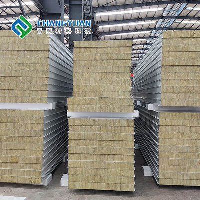 คุณภาพ  1500mm Sandwich Panel Fire Resistance For Exterior Wall Interior Wall Roof โรงงาน