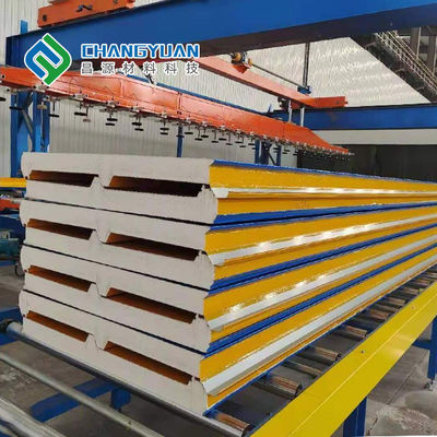 ฉนวนกันความร้อน PU Sandwich Roof Panel ประหยัดพลังงาน 75/100/150mm