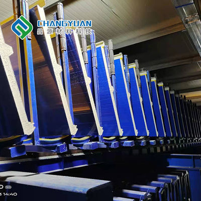 แผงฉนวนโพลียูรีเทน PU Sandwich Roof Panel ขนาด 50 มม. พร้อมการรักษาพื้นผิว