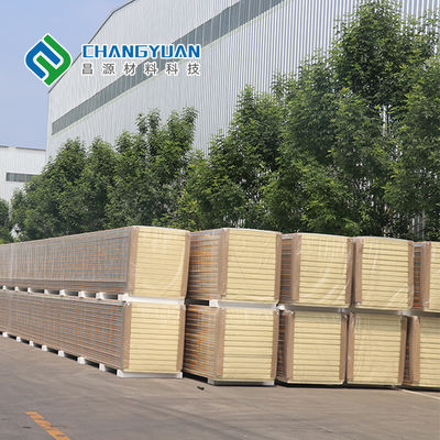 ความหนา 100/150/200 มม. ระบบผนังฉนวน Sandwich Pu Panel