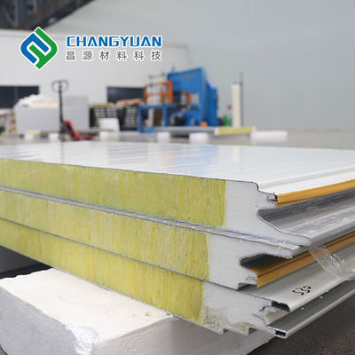 ความหนา 100/150/200 มม. ระบบผนังฉนวน Sandwich Pu Panel