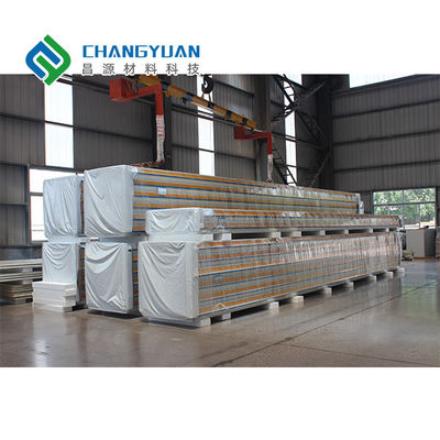 Shandongchangyuan PU Sandwich Wall Panel กันเสียงสีต่างๆ
