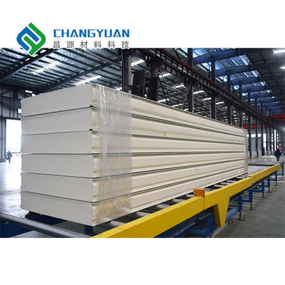 ความต้านทานความชื้น แผง PU ห้องเย็น แรงอัดสูง