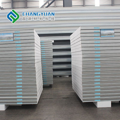 ขนาดที่ปรับแต่งได้ 950/1050 มม. แผงฉนวน Pu สำหรับผนังคลีนรูม