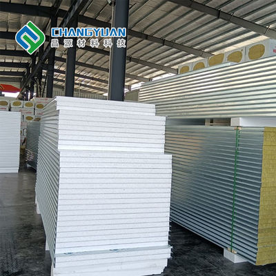 PVF SMP แผงคอมโพสิต PVDF 50 มม. / 75 มม. / 100 มม. สำหรับผนังภายนอกและหลังคา