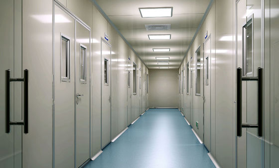 Customizable Fireproof Washable Clean Room Wall Partitionss การติดตั้งง่าย