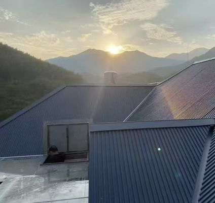 แผงหลังคา Greatwall อัลลอยด์ Al-Mg-Mn ความหนา 45/65/95 มม. หน้ากว้าง 950 มม. อายุการใช้งาน 50 ปี