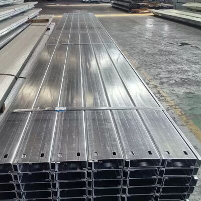 C Shape Steel Purlin Steel GI Steel โครงสร้างโลหะ โครงสร้างโลหะ