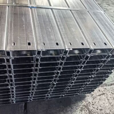 C Shape Steel Purlin Steel GI Steel โครงสร้างโลหะ โครงสร้างโลหะ